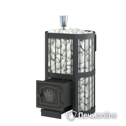 Дровяная печь-каменка Везувий Ураган Стандарт 12 (ДТ-3) чугун в Абакане